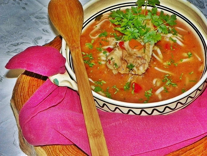 Ciorba de cocos acrita cu zeama de varza