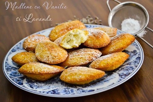 Madlene cu vanilie si lavanda