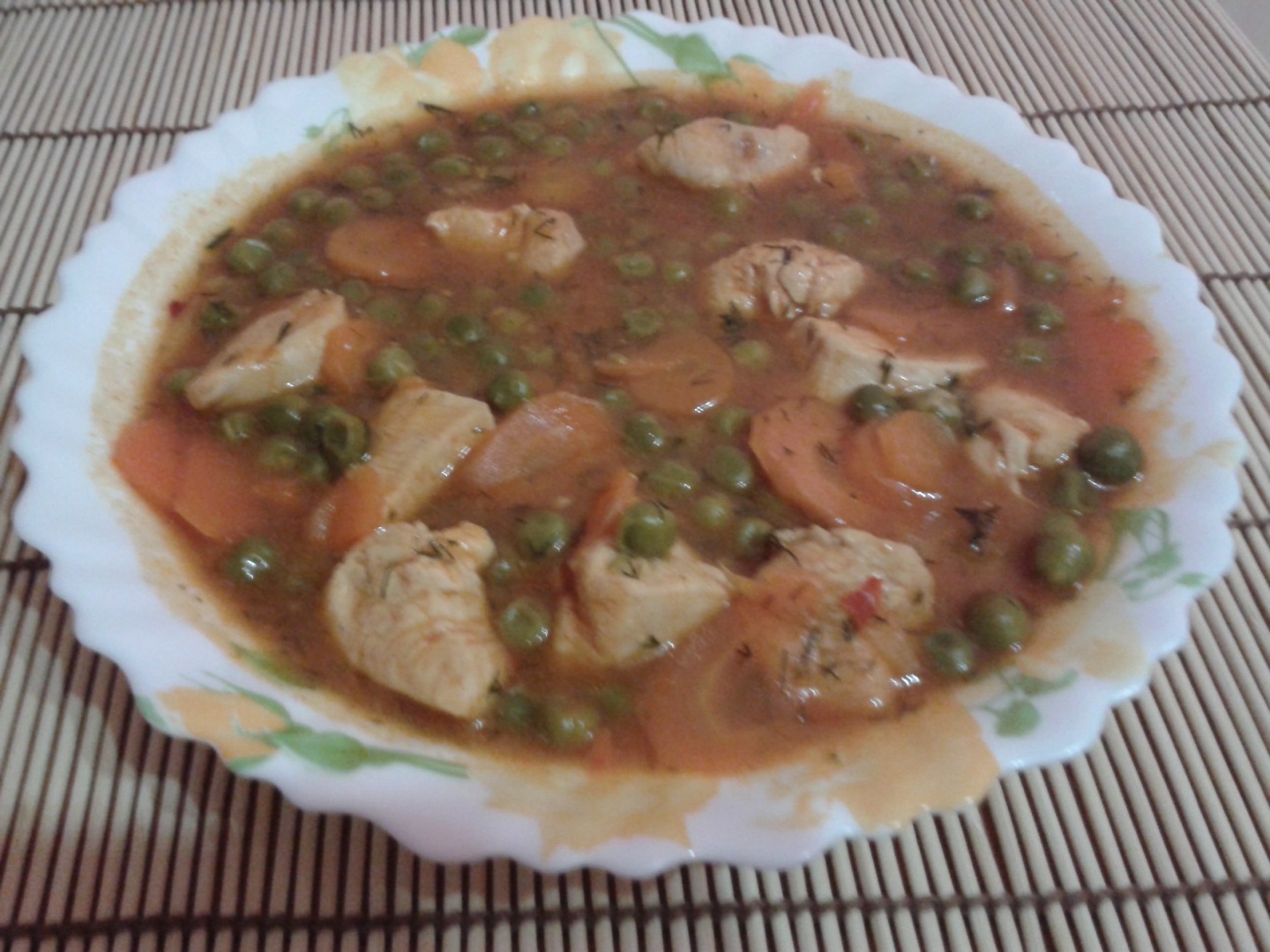 Mazare cu carne de pui