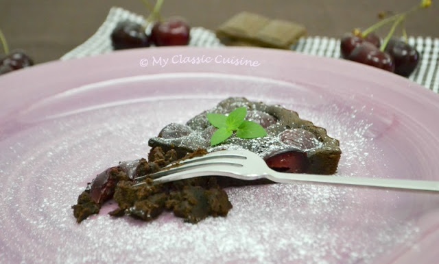 Tarta cu ciocolata si cirese