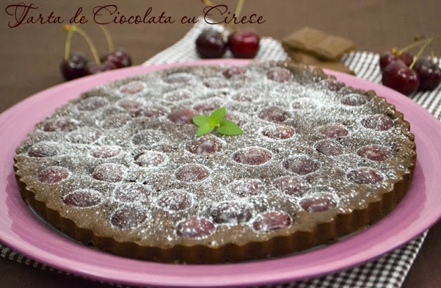 Tarta cu ciocolata si cirese