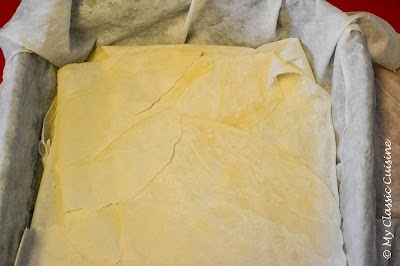 Börek - placinta turceasca cu branza si patrunjel