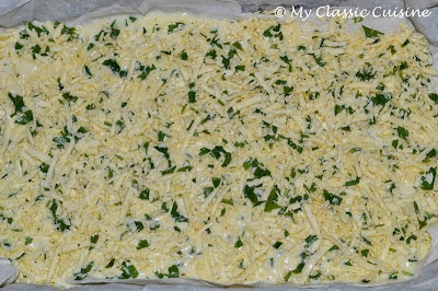 Börek - placinta turceasca cu branza si patrunjel