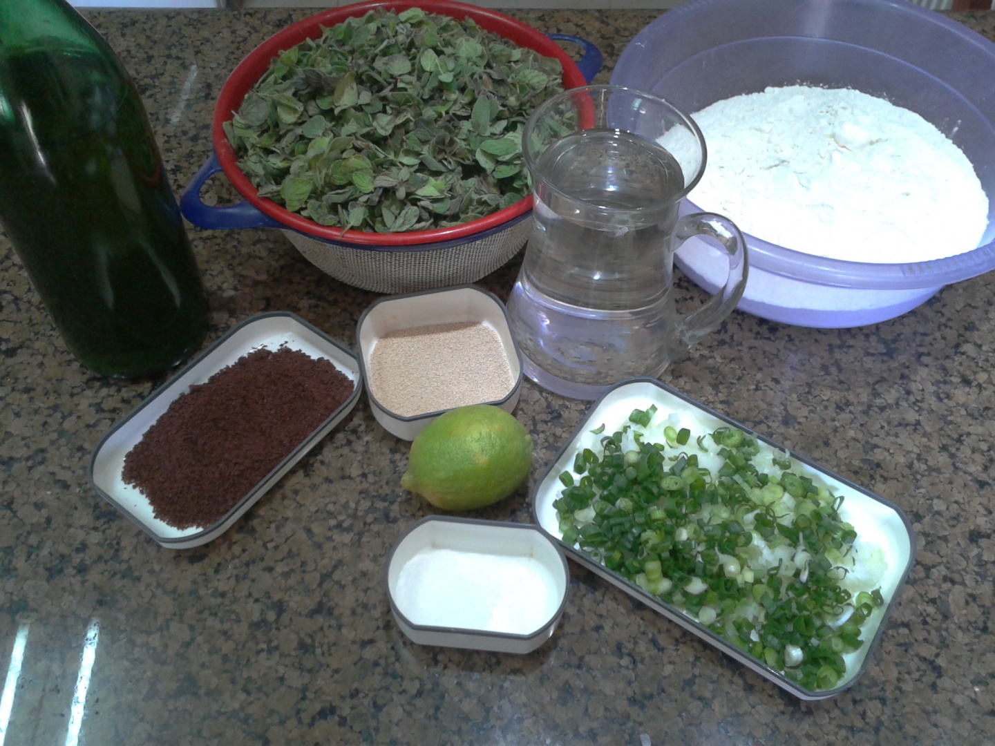 Mtabaq cu za'atar(oregano)