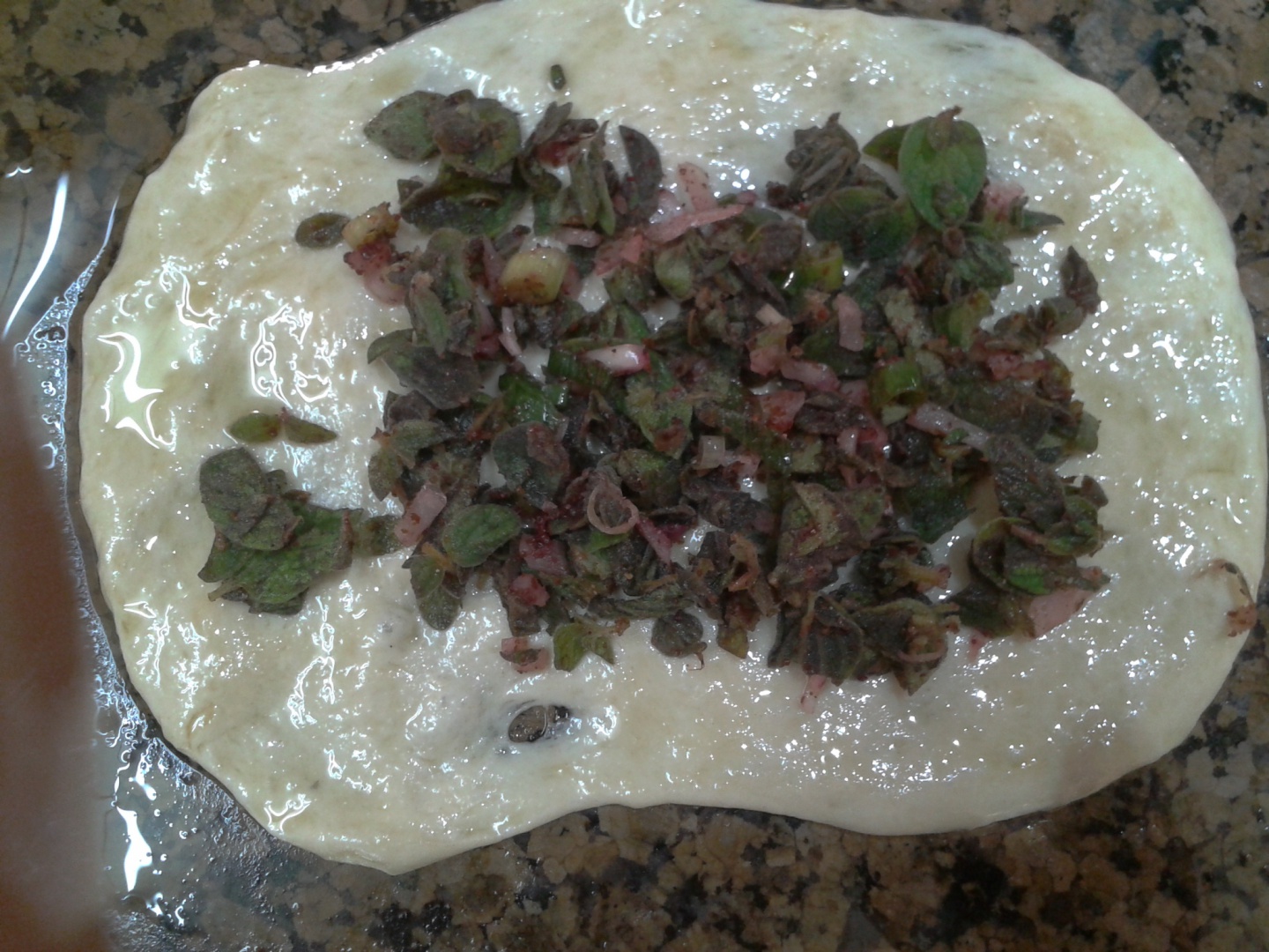 Mtabaq cu za'atar(oregano)