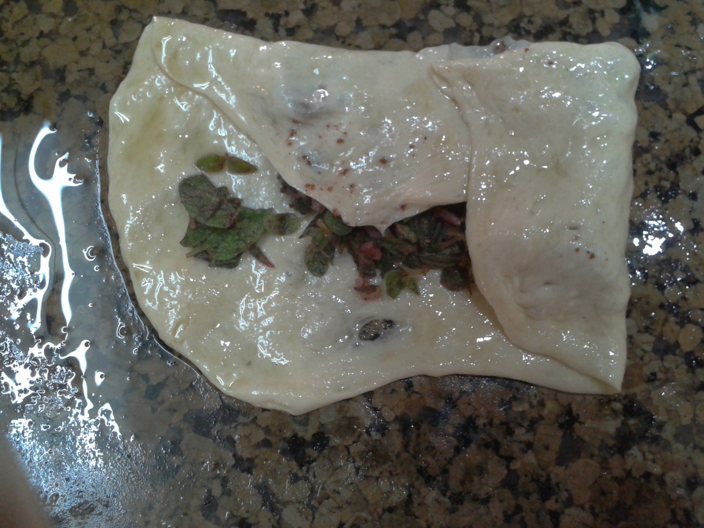 Mtabaq cu za'atar(oregano)