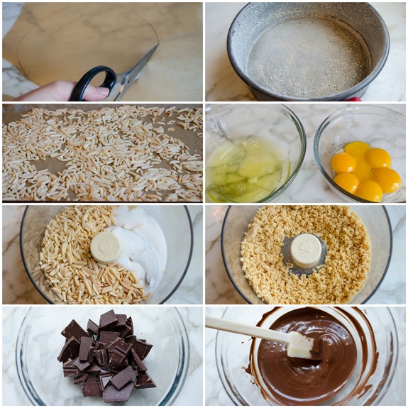 Prajitura de ciocolata cu migdale