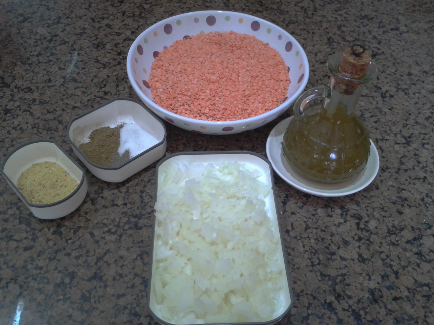 Supa crema de linte rosie(Cream of red lentil soup )