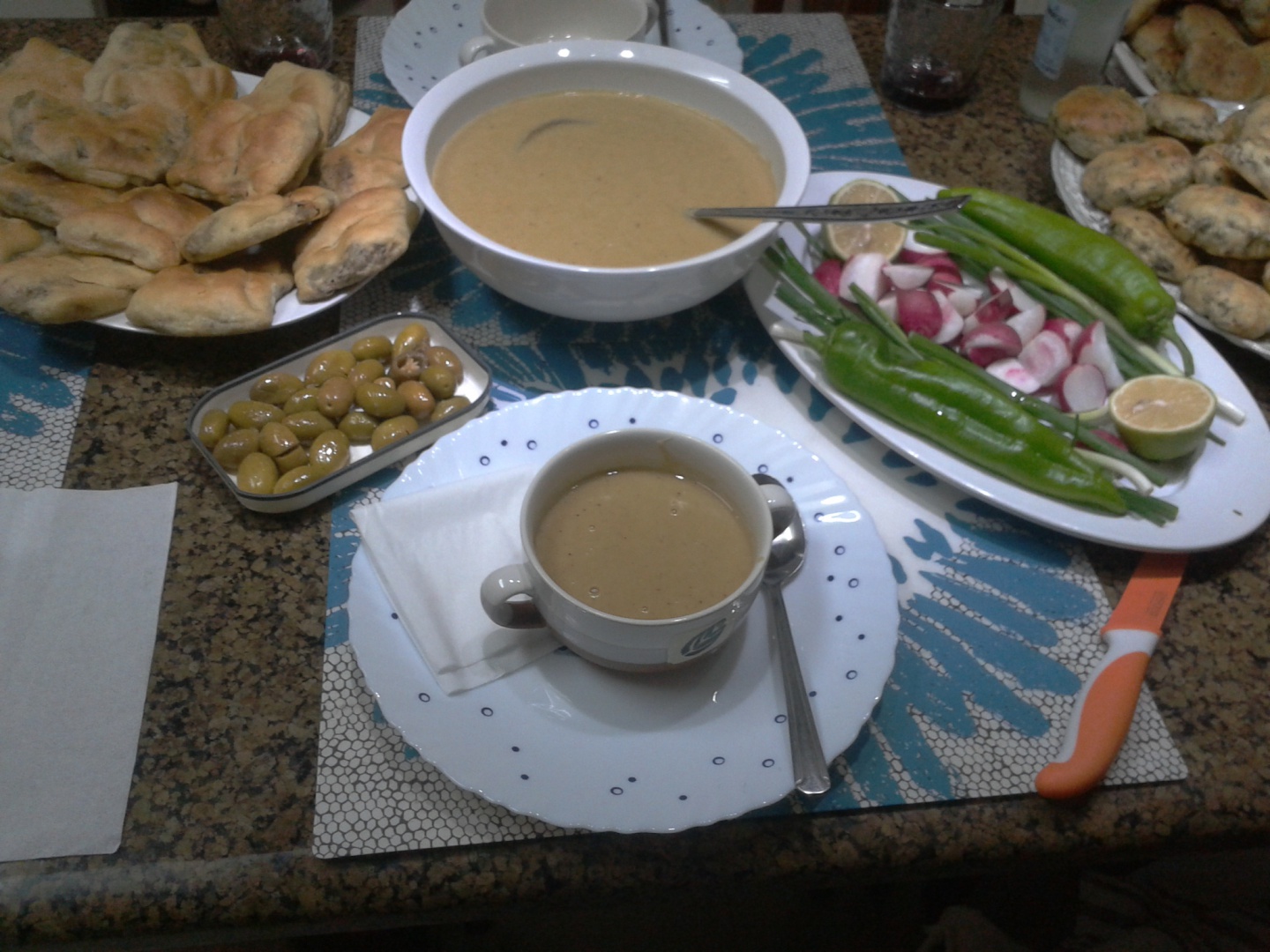 Supa crema de linte rosie(Cream of red lentil soup )