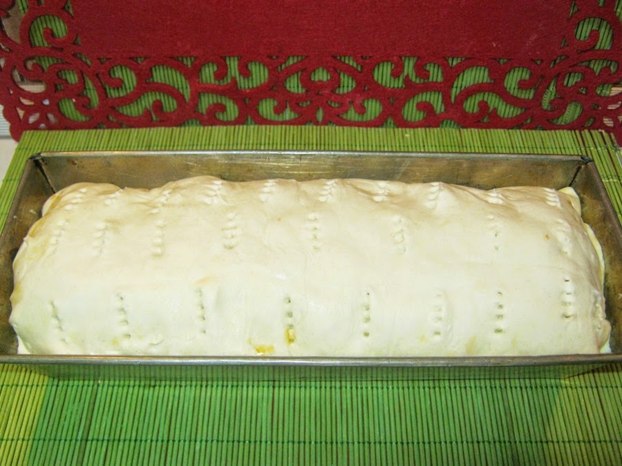 Rulada din piept de curcan in foietaj