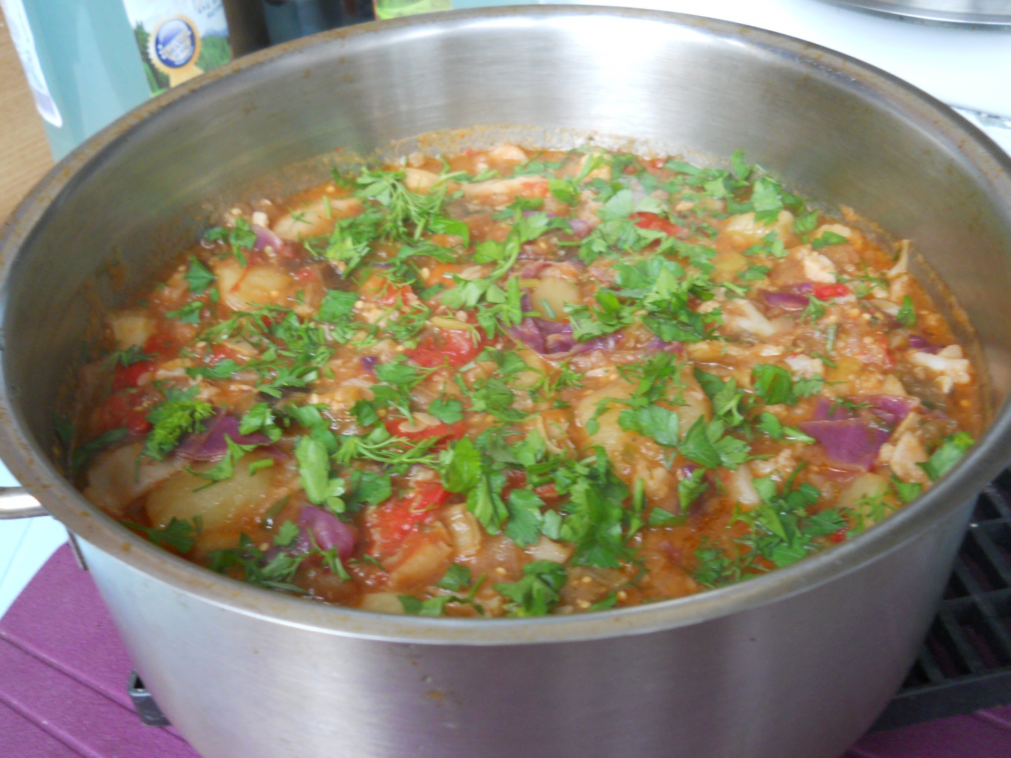 Ghiveci de legume cu ghimbir