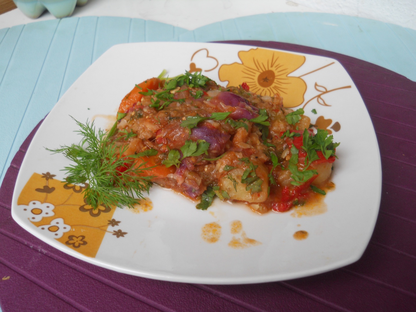 Ghiveci de legume cu ghimbir