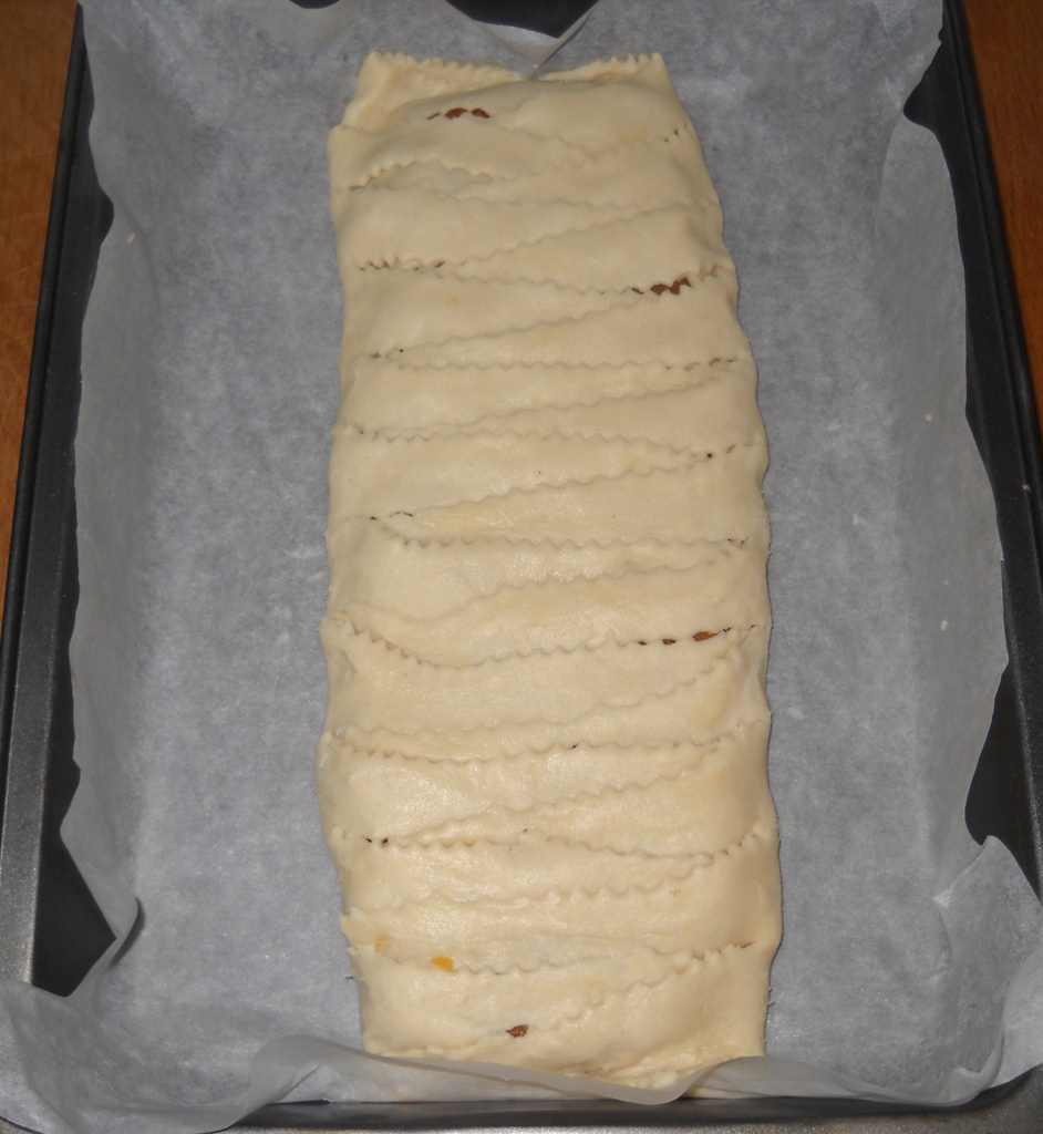 Placinta de dovleac împletita