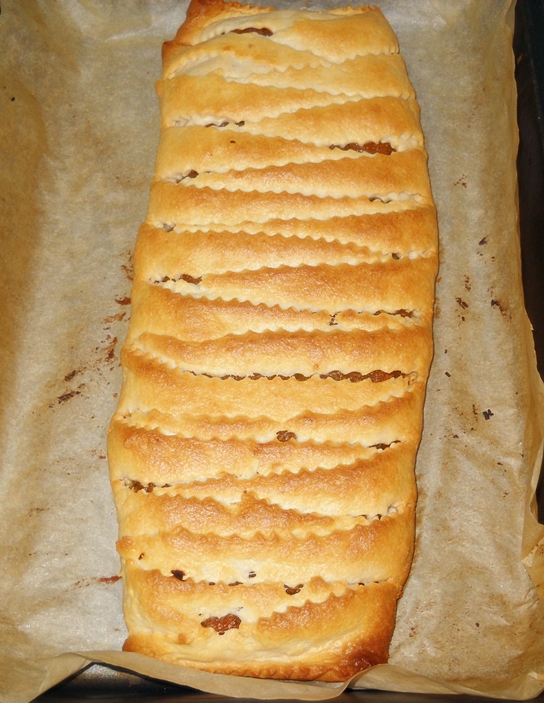 Placinta de dovleac împletita