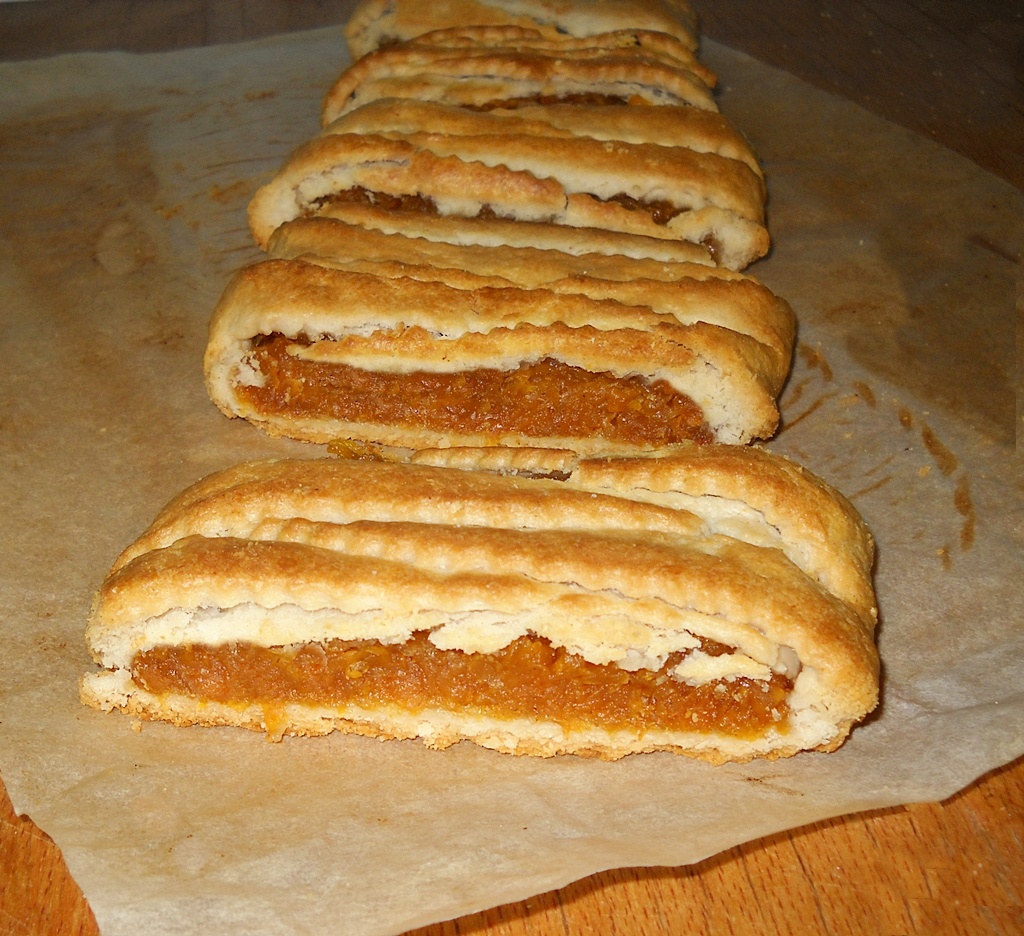 Placinta de dovleac împletita