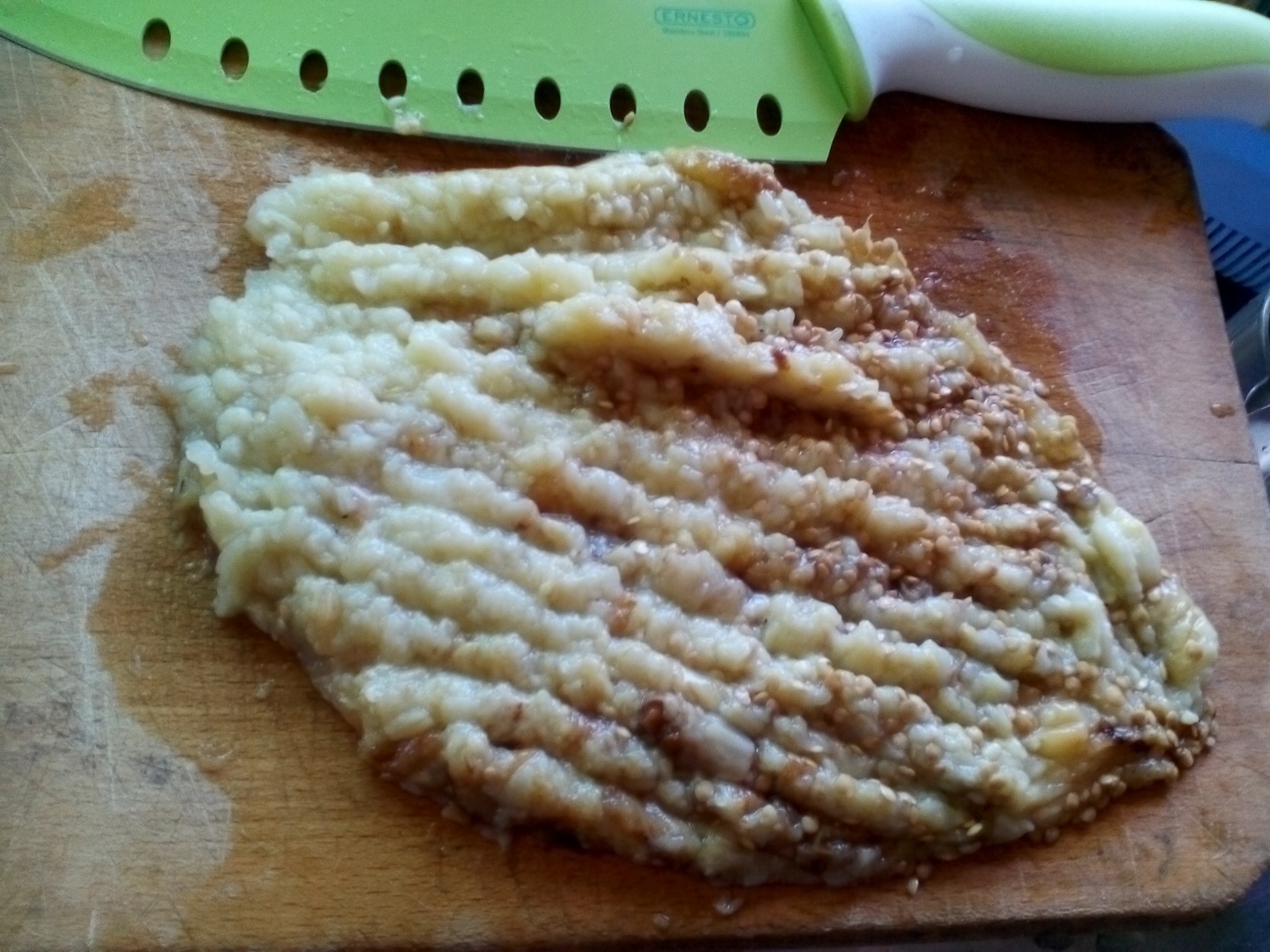 Salata de vinete cu tahini(mtabal)