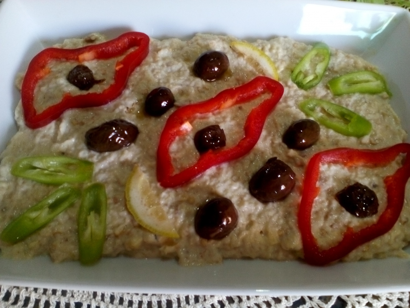 Salata de vinete cu tahini(mtabal)