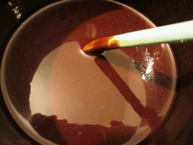 Brownie cu crema de branza