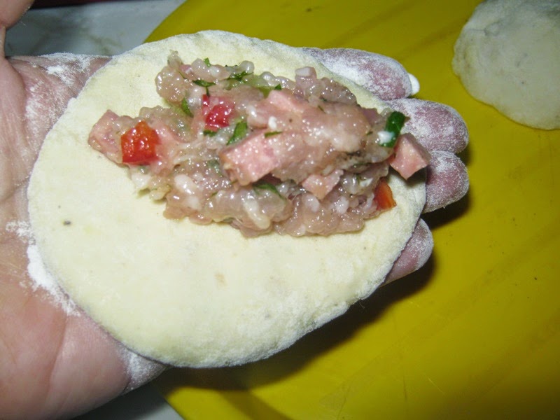 Galuste picante cu sos de ghimbir si marar