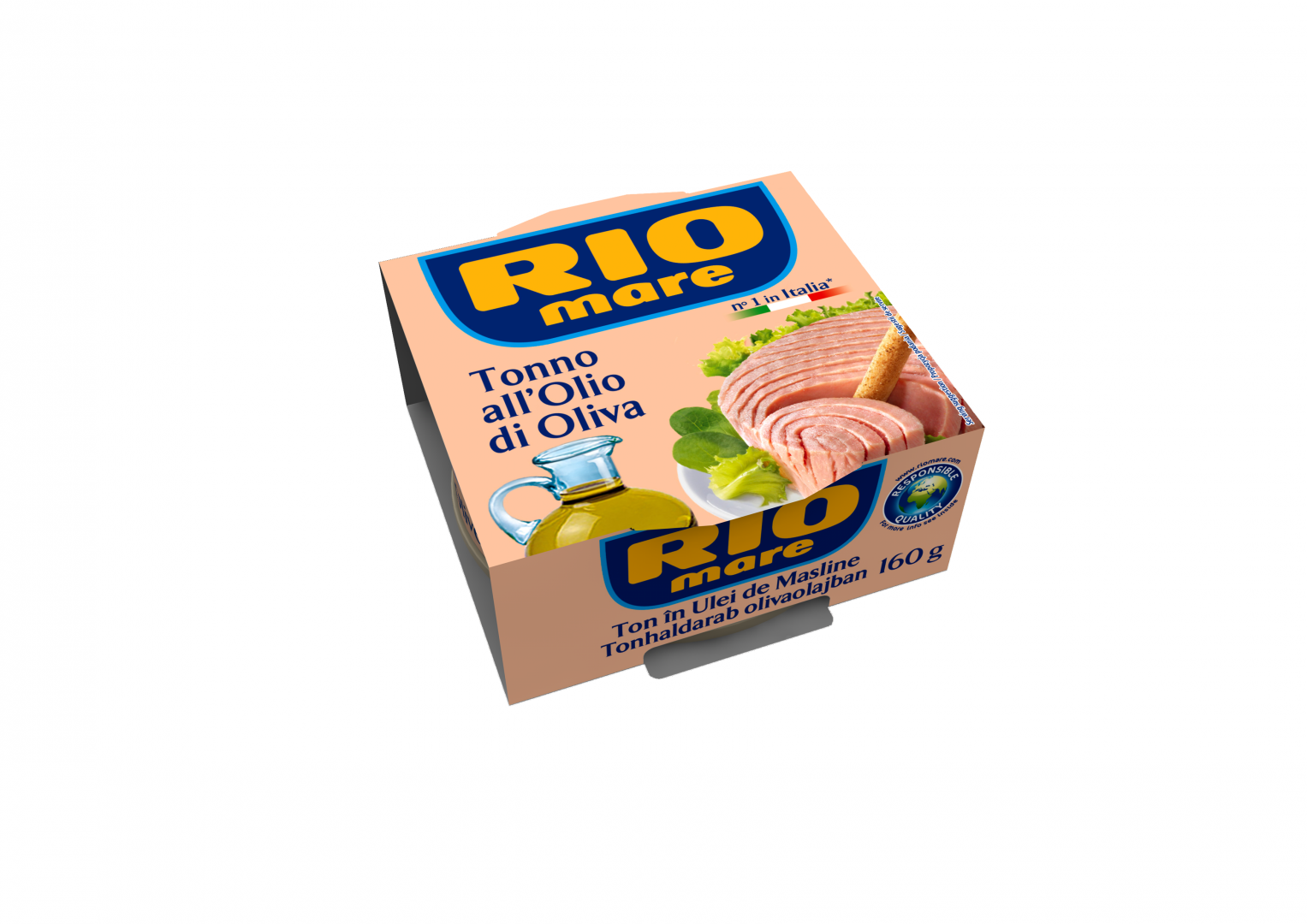 Bruscheta cu ton RIO Mare si sos verde