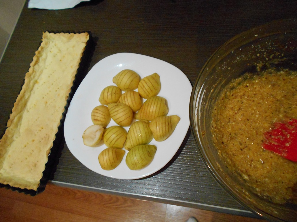 Tarta frangipane cu pere