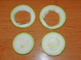 Rondele de dovlecel umplute cu carne tocata ,pane