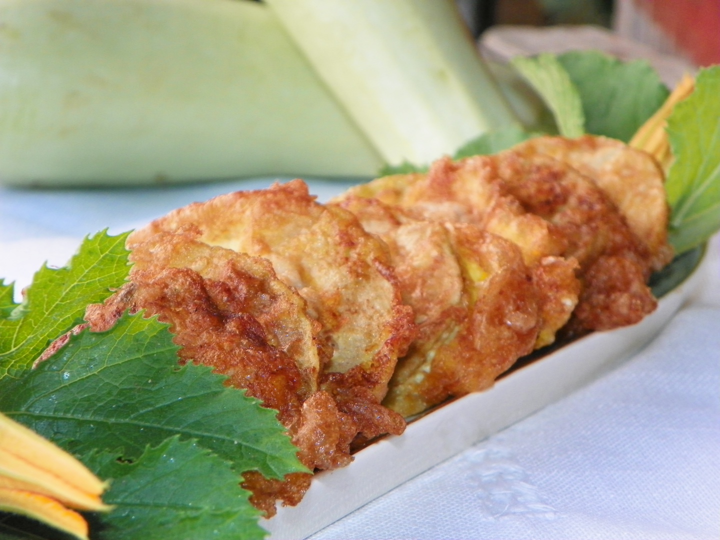Rondele de dovlecel umplute cu carne tocata ,pane