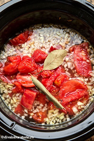 Supa crema de rosii la slow cooker