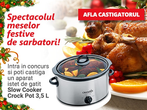 Spectacolul meselor festive de sarbatori - Afla castigatorul concursului Gustos.ro