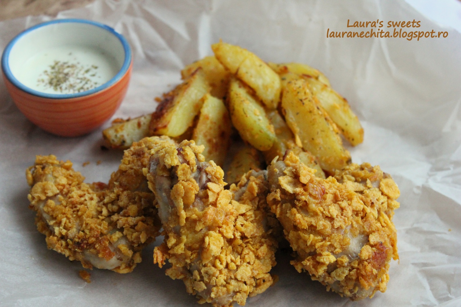 Aripioare crocante la cuptor