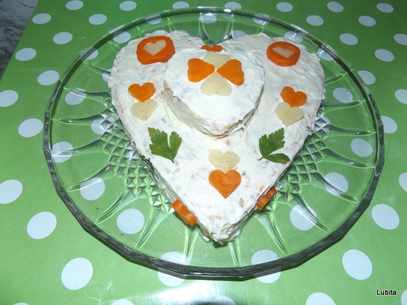 Tort aperitiv cu legume