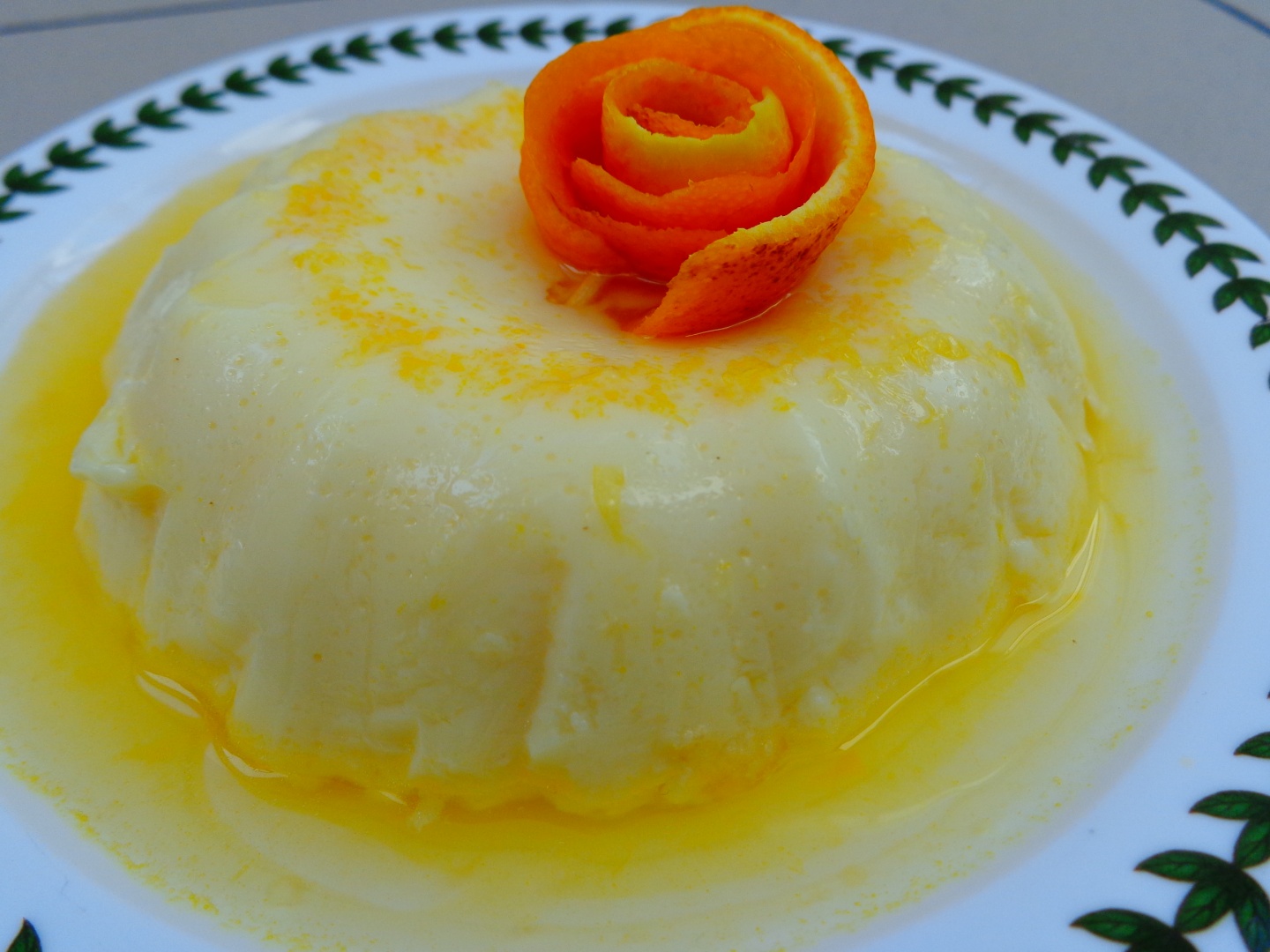 Flan de portocale