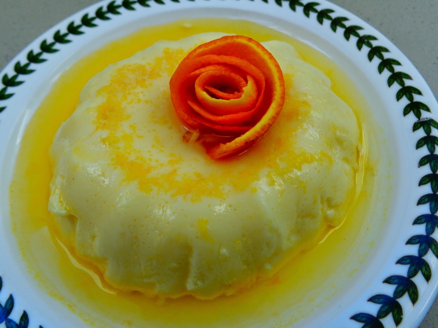 Flan de portocale