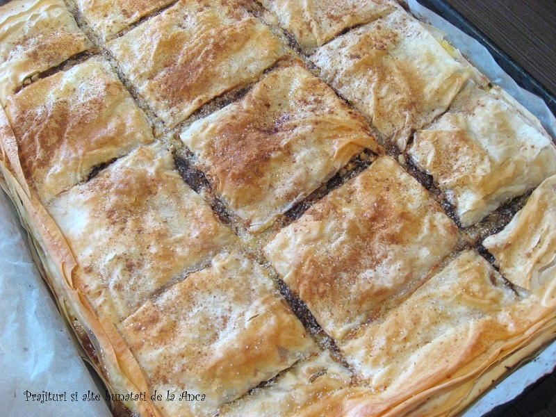 Placinta cu mascarpone si ciocolata