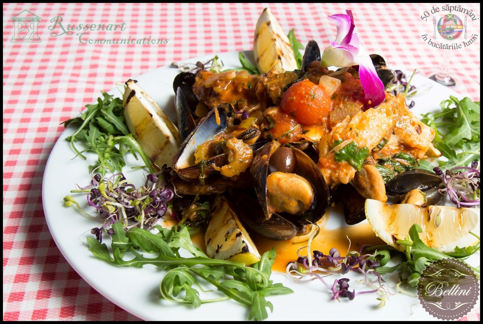 Platou din fructe de mare si peste