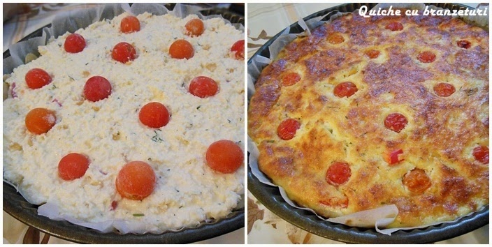 Quiche cu branzeturi