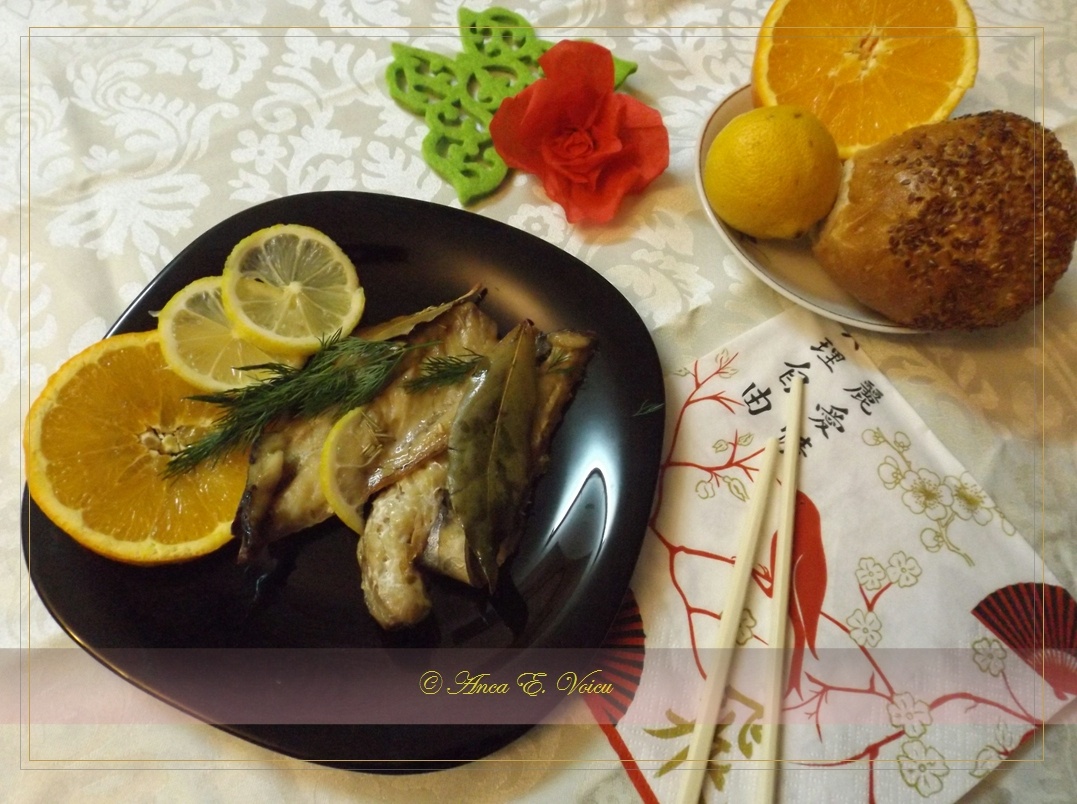 File de macrou la cuptor