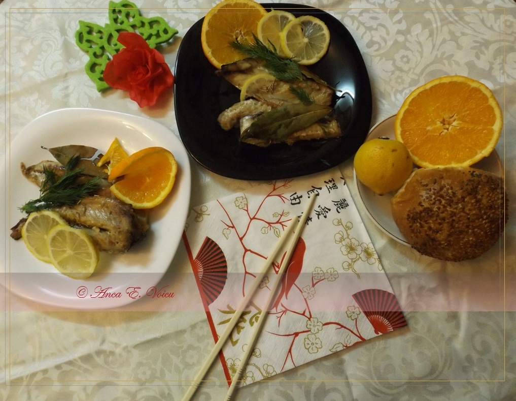 File de macrou la cuptor