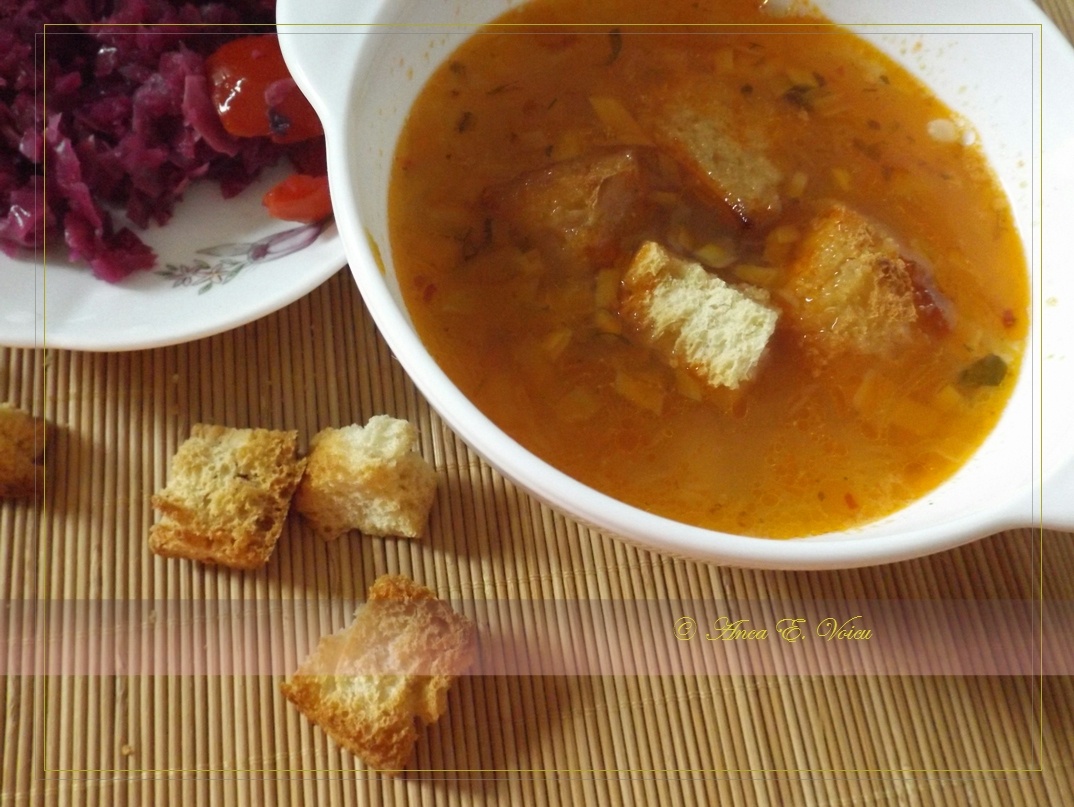 Ciorba taraneasca de fasole