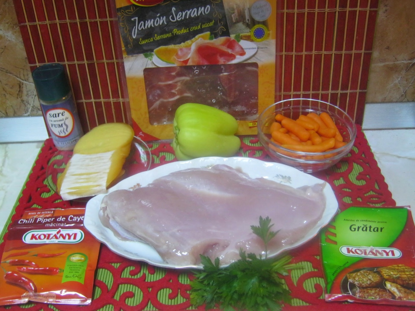 Rulada Serrano de curcan