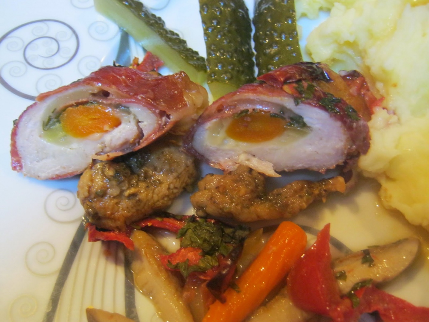 Rulada Serrano de curcan