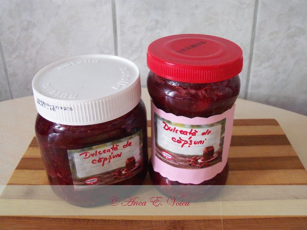 Dulceaţă de căpsuni reţetă