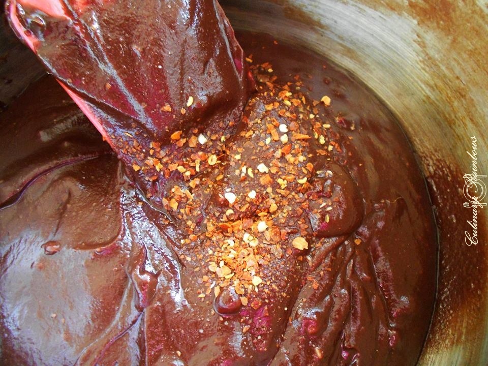 Trufe de ciocolata neagra cu chilli