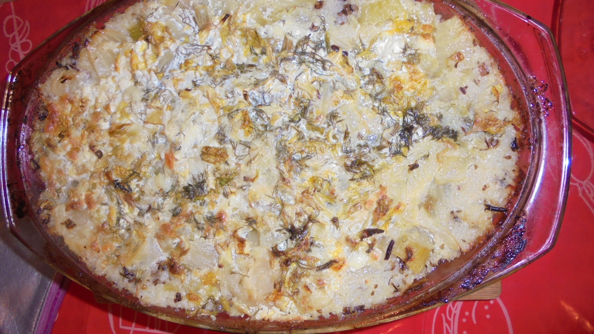 Orez cu fenicul si telina la cuptor