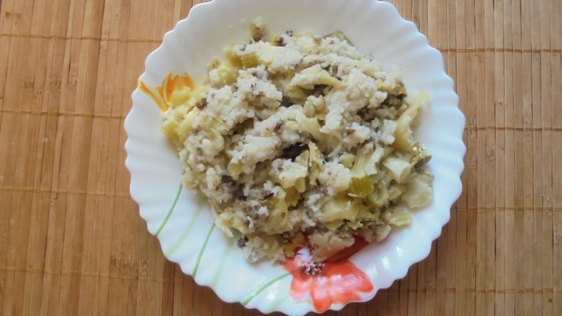 Orez cu fenicul si telina la cuptor