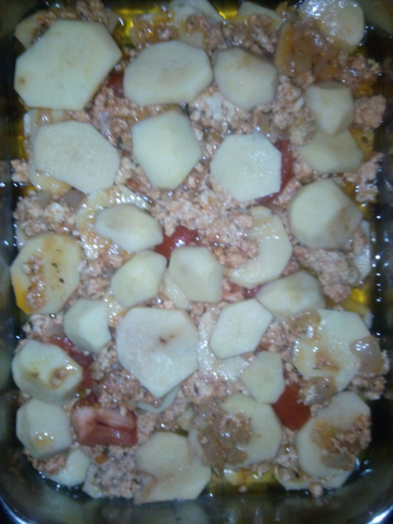 Musaca din cartofi cu carne