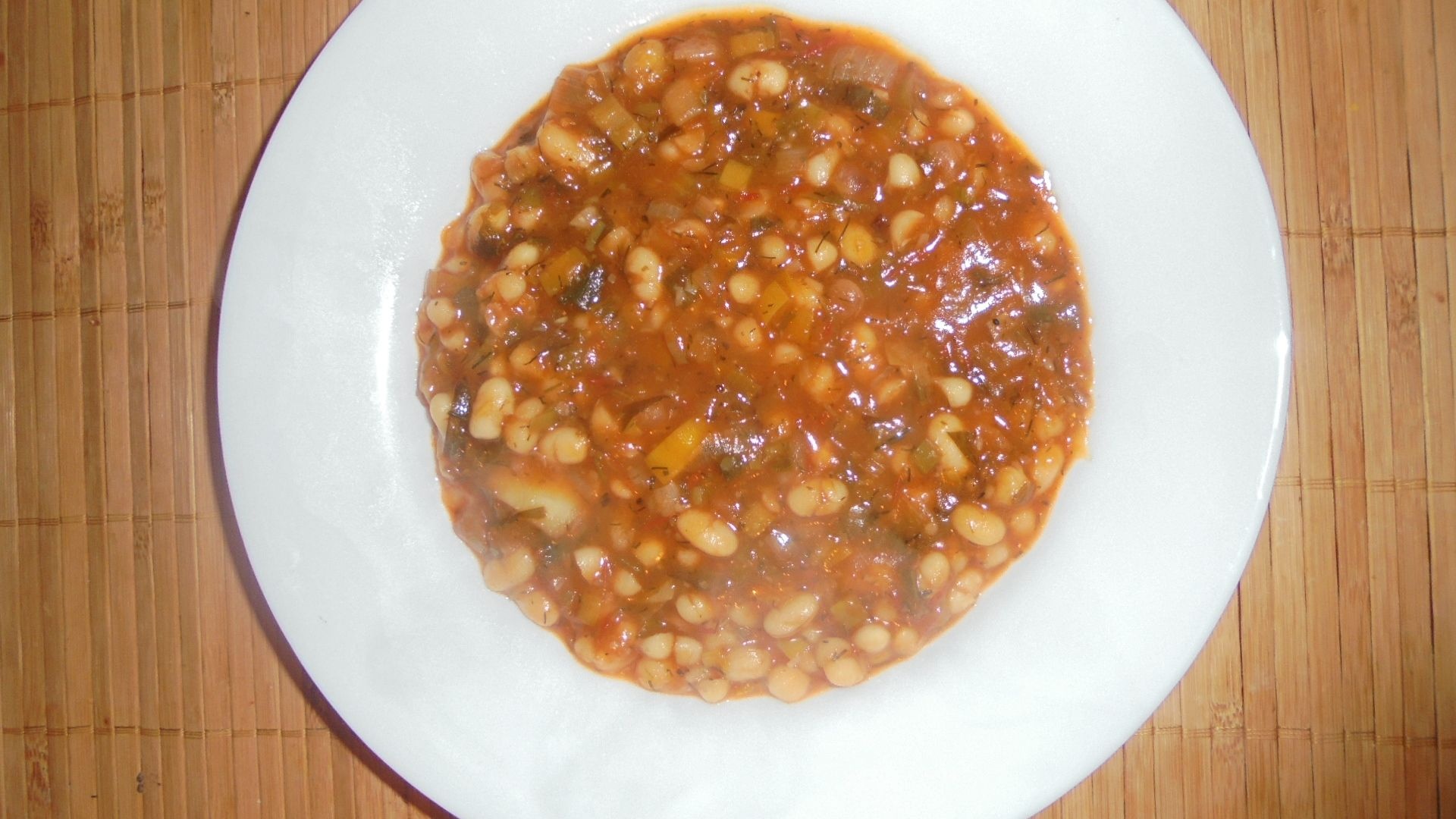 Iahnie de fasole cu praz