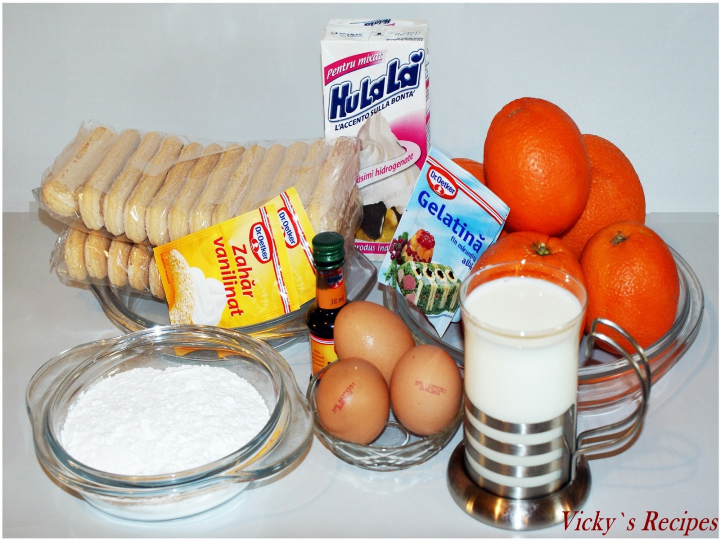 Tort cu portocale si frisca. Reteta fara coacere, simpla si delicioasa