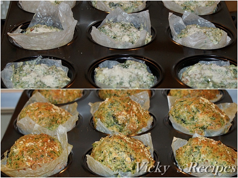 Briose cu urzici si branza