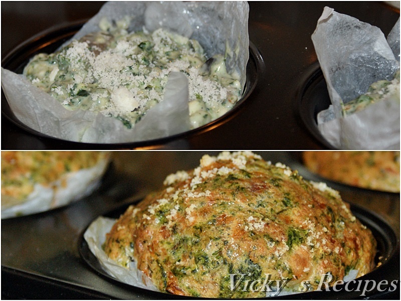 Briose cu urzici si branza